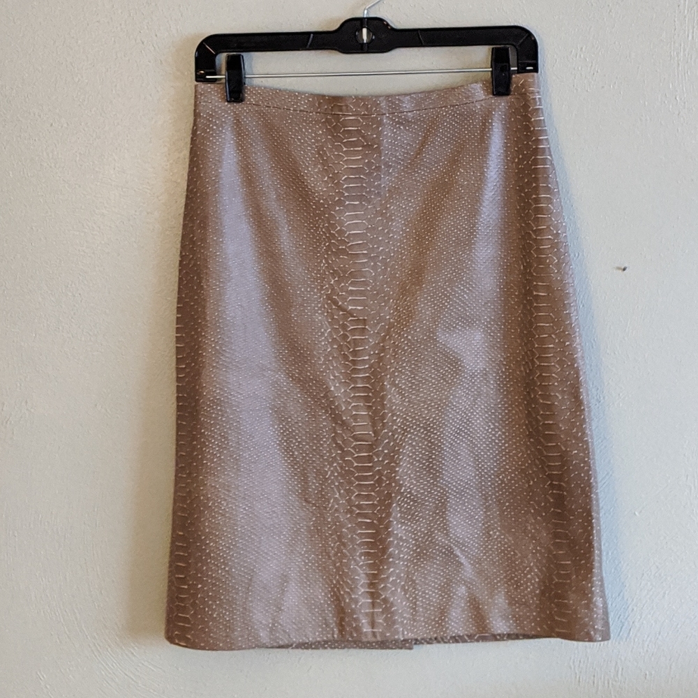 BCBGMaxAzria Leather pencil skirt lined never worn